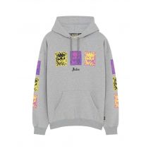Iuter Kings Hoodie felpa con cappuccio leggera - light grey M