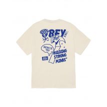 Obey Building strong minds t-shirt con grafica - cream XL
