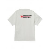 Obey Design industries t-shirt con grafica - pigment vintage white XL