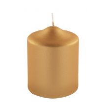 #marke Candle Stumpenkerzen Blockkerzen Dekokerzen Adventskerzen gold
