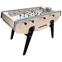 Baby Foot Petiot 200 bleached beech - Rondes / Noir/Noir (H19) vs Blanc/Blanc (H20) / Anthracite marbré