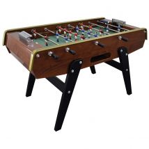 Baby Foot Petiot 140 walnut - Longues / France (H6) vs Brésil (H7) / Vert technic