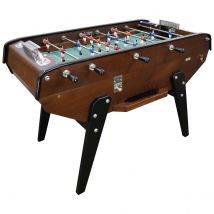 Petiot Walnut Coin-operated Baby Foot - Rondes / France (H6) vs Brésil (H7) / Vert technic