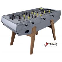 Baby Foot Petiot Exterior gray - Rondes / Noir/Blanc (H17) vs Blanc/Noir (H18) / Anthracite marbré