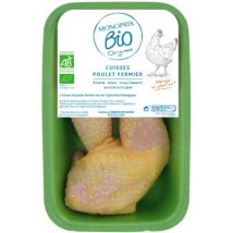 Monoprix bio origines cuisses de poulet fermier bio x2 Biologique - Monoprix Bio Origines