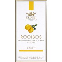 Kroon rooibos citron naturellement sans caféine & théine en sachet x20 Biologique