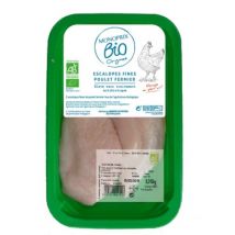 escalope fine de poulet fermier bio 225g Biologique - Monoprix Bio Origines