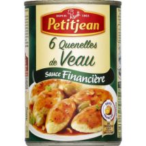 Petitjean quenelles de veau sauce financière 400g Pêche Responsable