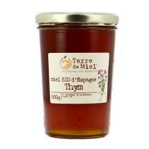 Terre de miel miel bio d'espagne thym 500g Biologique