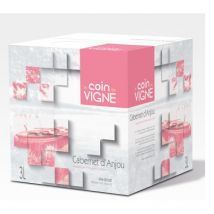 Cabernet d'anjou rosé, le coin de vigne 3l