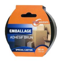 Trefilaction ruban adhésif emballage brun special carton 66mx50mm