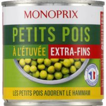 petits pois à l'etuvée extra-fins 280g - Monoprix