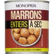 marrons entiers à l'étuvée 510g - Monoprix
