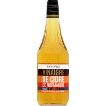vinaigre de cidre de normandie, fruité 5% d'acidité 75cl - Monoprix
