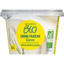 Monoprix bio crème fraîche entière 30% 20cl Biologique - Monoprix Bio