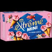 Extrême mini fraise vanille x8
