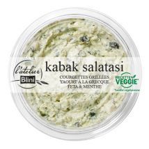 L'atelier blini kabak salatasi, courgettes grillées, yaourt à la grecque, feta et menthe 175g