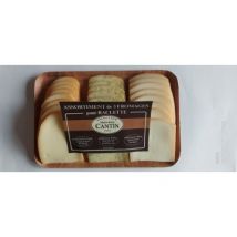 Marie anne cantin assortiment de 3 fromages pour raclette 550g