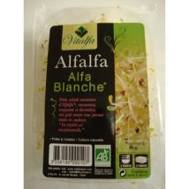 Vitalfa alfalfa blanche graines germées certifié ab bio 50g Biologique