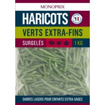 haricots verts extra-fins surgelés 1kg - Monoprix