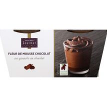 Monoprix gourmet mousse de chocolat sur ganache au chocolat 2x88g - Monoprix Gourmet