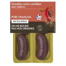 Monoprix boudins noirs antillais 240g - Monoprix