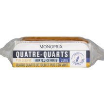 Monoprix quatre quart 200g - Monoprix