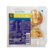 Monoprix mini blinis 135g - Monoprix