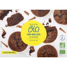 mini moelleux au chocolat bio au pur beurre de cacao x6 Biologique - Monoprix Bio