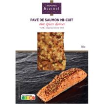 Monoprix gourmet pavé de saumon mi-cuit épices fumé au bois de hêtre 120 g - Monoprix Gourmet
