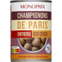 Monoprix champignons de paris entiers 230g - Monoprix