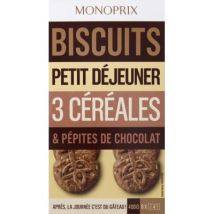 Monoprix biscuits petit déjeuner 400g - Monoprix