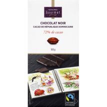 Monoprix gourmet chocolat noir de saint-domingue 72% de cacao 100g Commerce Équitable - Monoprix Gourmet
