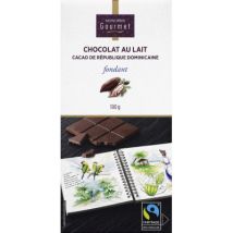 Monoprix gourmet chocolat au lait fondant cacao de saint domingue 100g Commerce Équitable - Monoprix Gourmet