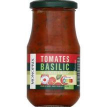 Monoprix sauce tomate basilic sans sucres ajoutés 420g - Monoprix