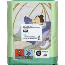 serviettes maxi super x16 - Monoprix