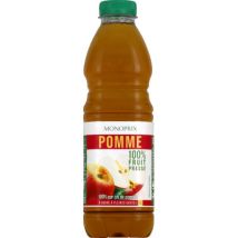 Monoprix jus de pomme 100% fruit pressé 1l - Monoprix