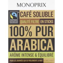 stick café arabica 25x2g Commerce Équitable - Monoprix