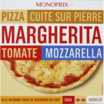 pizza margherita surgelée 350g - Monoprix