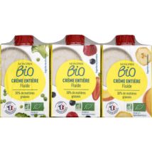 Monoprix bio crème entière uht, 30% m g 3x20cl Biologique - Monoprix Bio