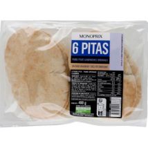 Monoprix 6 pains pita 400g - Monoprix