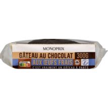 gâteau au chocolat aux oeufs frais 300g - Monoprix