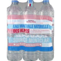 eau minérale des alpes le pack de 6x1,5l - Monoprix