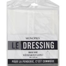 Monoprix maison housse de vêtement longue 60x135 - Monoprix