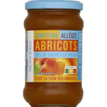 Monoprix confiture allégée abricot 340g - Monoprix