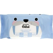 Monoprix bébé lingettes épaisses x72 pour Bébé - Monoprix Bébé
