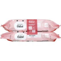 Monoprix bébé lingettes sensitive 2x64 pour Bébé - Monoprix Bébé