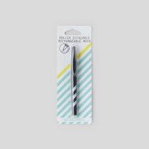 roller effaçable rechargeable noir - Monoprix