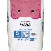 culottes taille 5 x20 pour Bébé - Monoprix Bébé