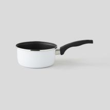 casserole 16cm, en aluminium, blanc, induction - Monoprix